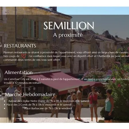 Semillon - Baignoire Balneo Plein Centre شقة